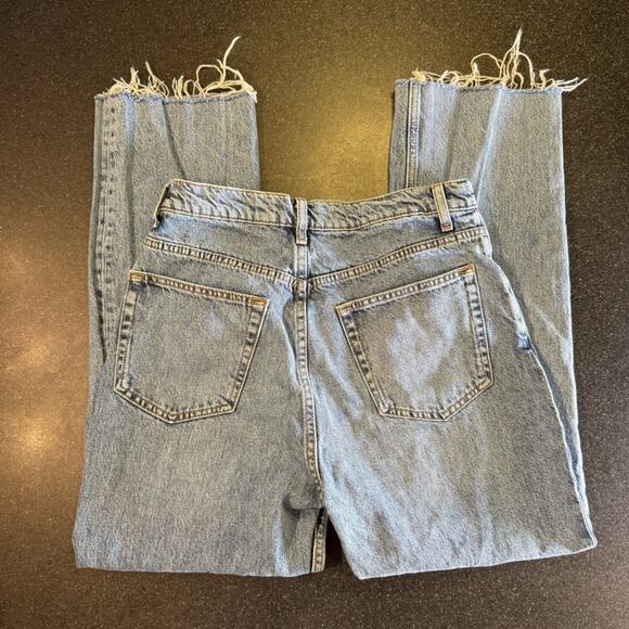 Reformation Camille Rowe Mid Rise Relaxed Straight Leg Jeans Size 28 - Picture 3 of 6